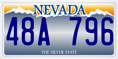 NV license plate 48A796