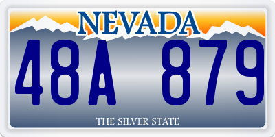 NV license plate 48A879