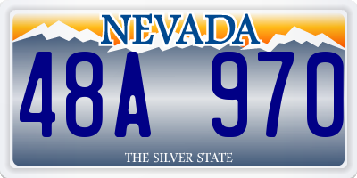 NV license plate 48A970