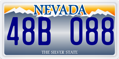 NV license plate 48B088