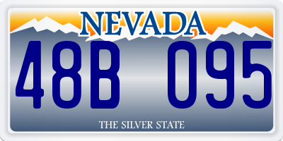 NV license plate 48B095
