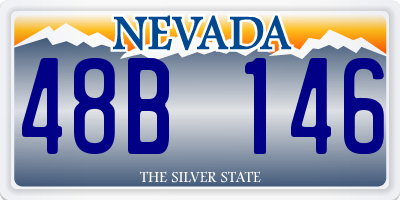 NV license plate 48B146