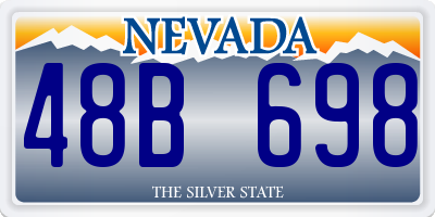 NV license plate 48B698
