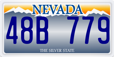 NV license plate 48B779