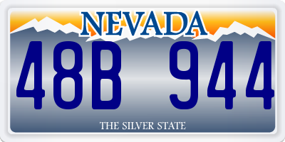 NV license plate 48B944