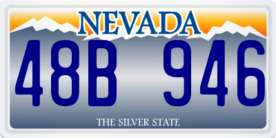 NV license plate 48B946