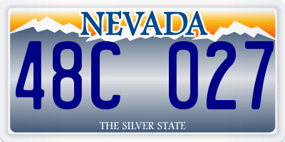 NV license plate 48C027