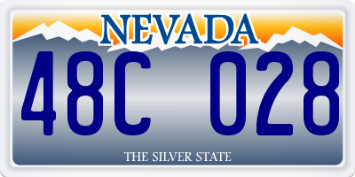 NV license plate 48C028