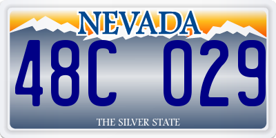 NV license plate 48C029