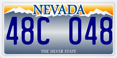 NV license plate 48C048