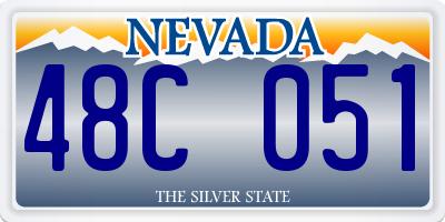 NV license plate 48C051