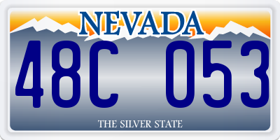 NV license plate 48C053