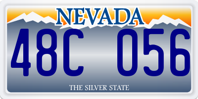 NV license plate 48C056