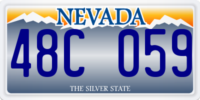 NV license plate 48C059