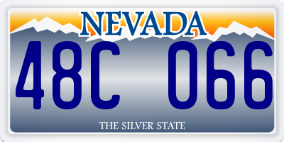 NV license plate 48C066