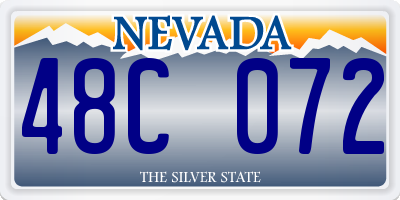 NV license plate 48C072