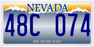 NV license plate 48C074