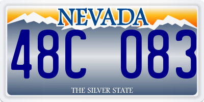 NV license plate 48C083