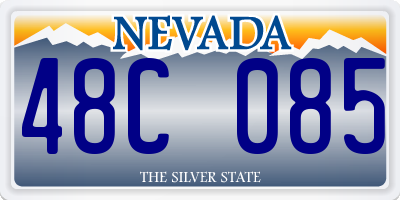 NV license plate 48C085