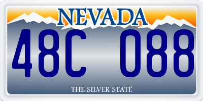NV license plate 48C088