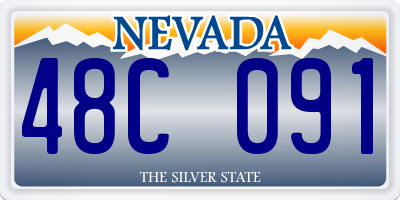 NV license plate 48C091