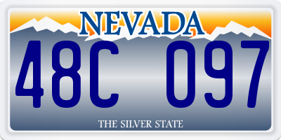 NV license plate 48C097