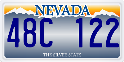 NV license plate 48C122