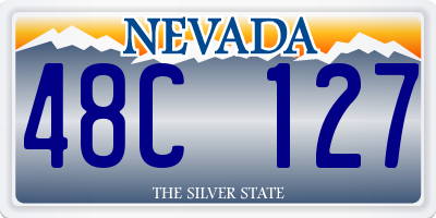 NV license plate 48C127