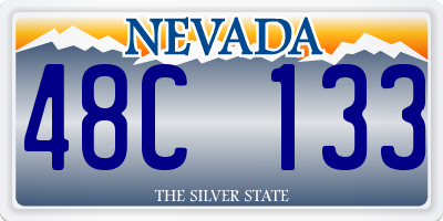 NV license plate 48C133