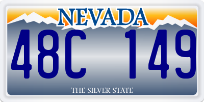 NV license plate 48C149