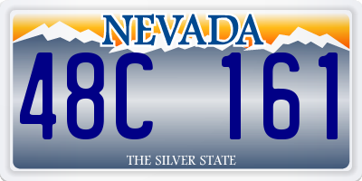 NV license plate 48C161