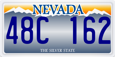 NV license plate 48C162