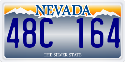 NV license plate 48C164