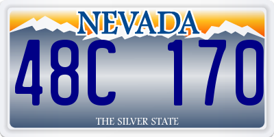 NV license plate 48C170