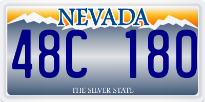 NV license plate 48C180