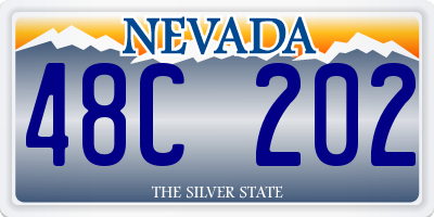 NV license plate 48C202