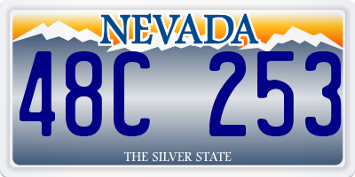 NV license plate 48C253