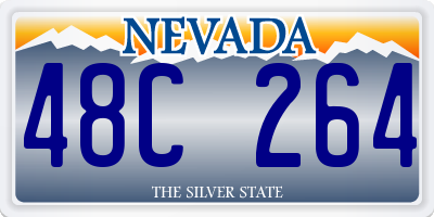 NV license plate 48C264