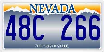 NV license plate 48C266