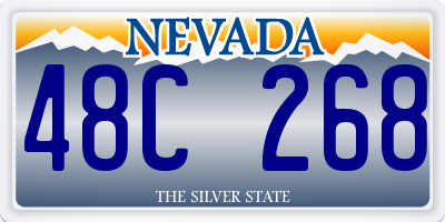 NV license plate 48C268