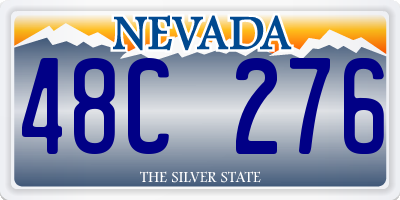 NV license plate 48C276