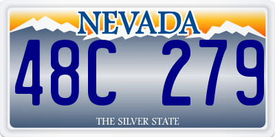 NV license plate 48C279