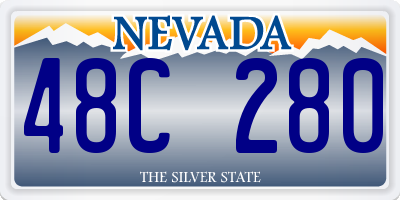 NV license plate 48C280