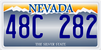 NV license plate 48C282