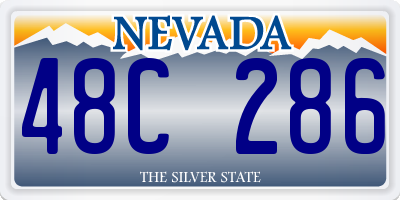 NV license plate 48C286