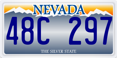 NV license plate 48C297