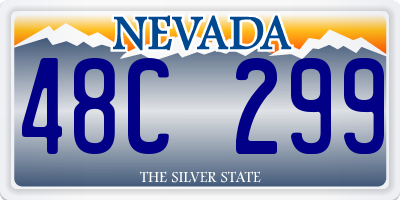 NV license plate 48C299