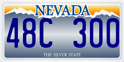 NV license plate 48C300