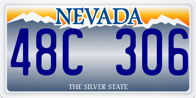 NV license plate 48C306