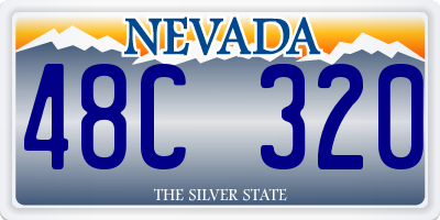 NV license plate 48C320